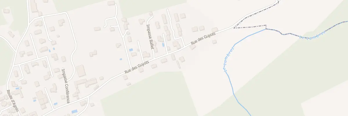Plan du 28B Rue des Guyots à Chanas