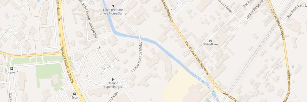 Plan du 8 Rue Jacques de Molay à Beaune