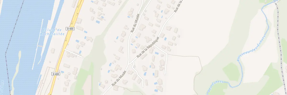 Plan du 51 Rue de la République à Rochetaillée-sur-Saône