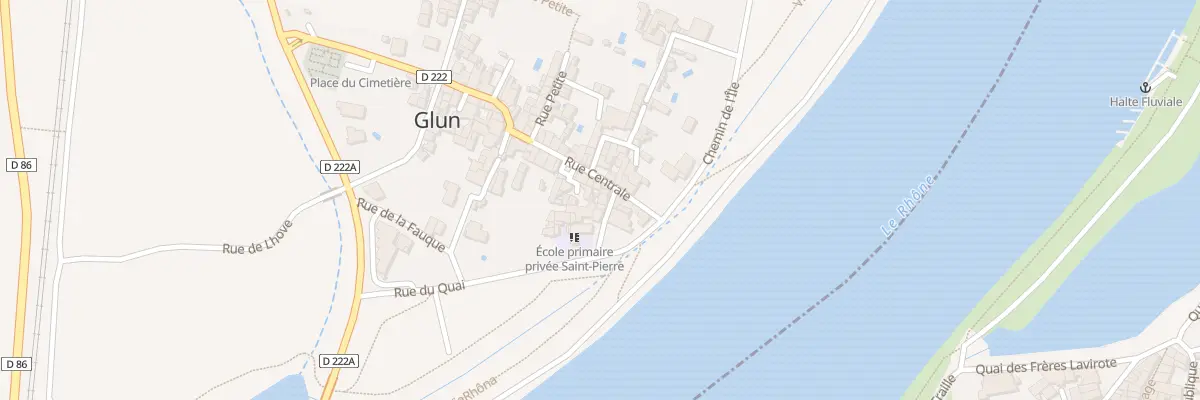 Plan du 6B Rue de l’Eglise à Glun