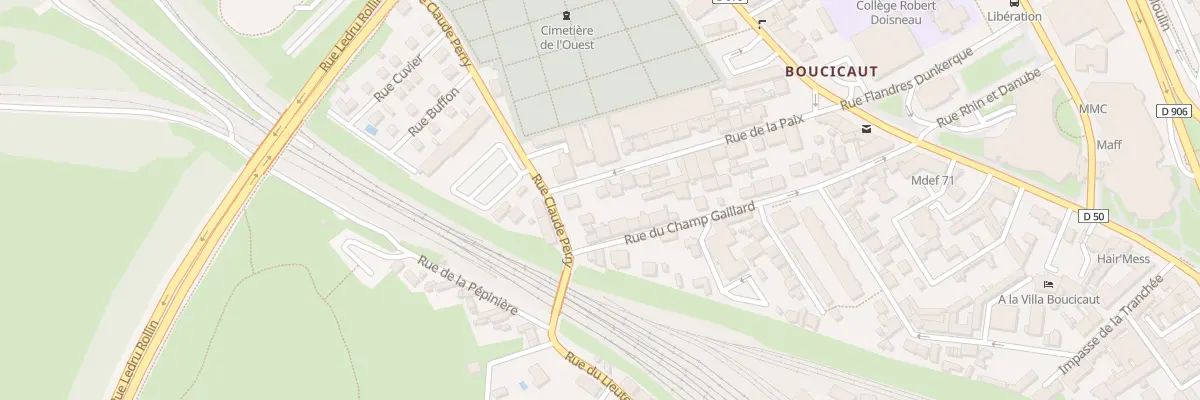 Plan du 29 Rue de la Paix à Chalon-sur-Saône