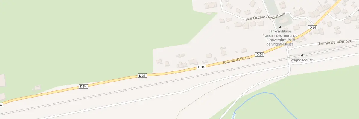 Plan du 36 Rue du 415 E Ri à Vrigne-Meuse