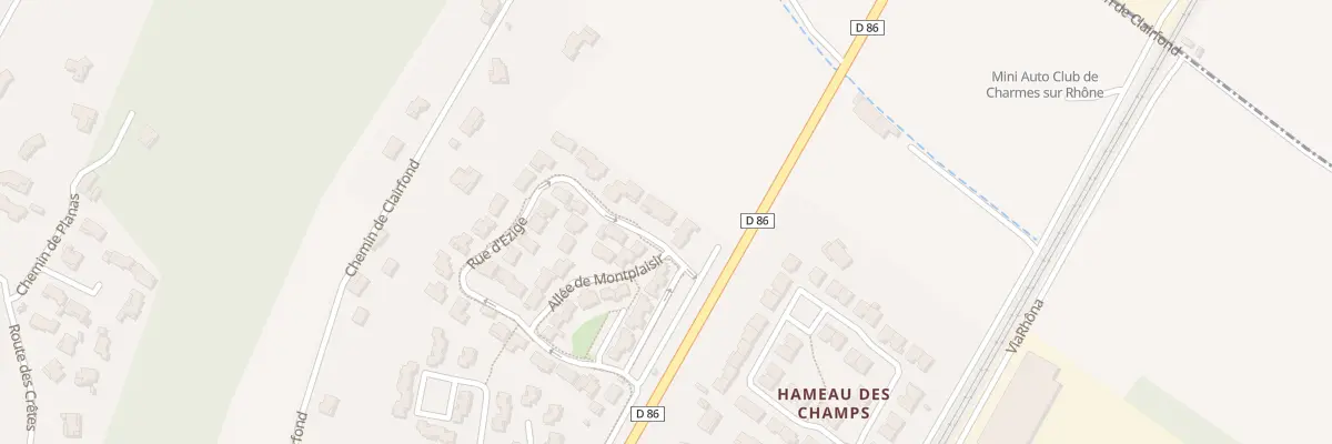 Plan du 45 Rue d’Ezige à Charmes-sur-Rhône