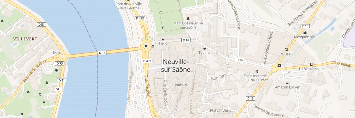 Plan du 9 Pl Ampère à Neuville-sur-Saône