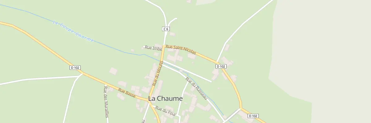 Plan du 3 Rue du Faubourg Saint Nicolas à La Chaume