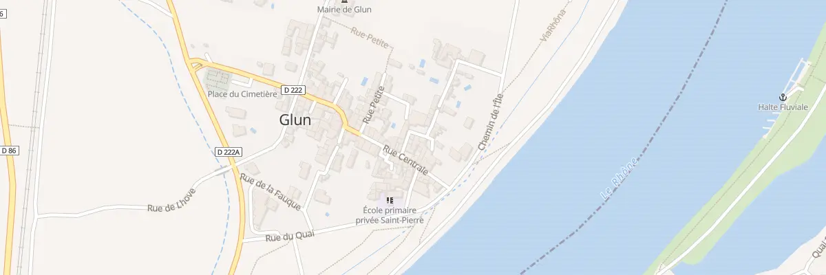 Plan du 2 Pl du Fort à Glun