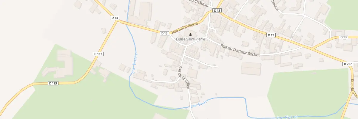 Plan du 10 Rue de la Vallée à Sommevoire