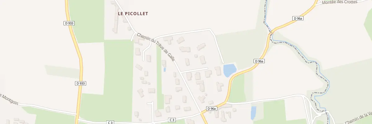 Plan du 150 Che Treve de Galle à Garnerans