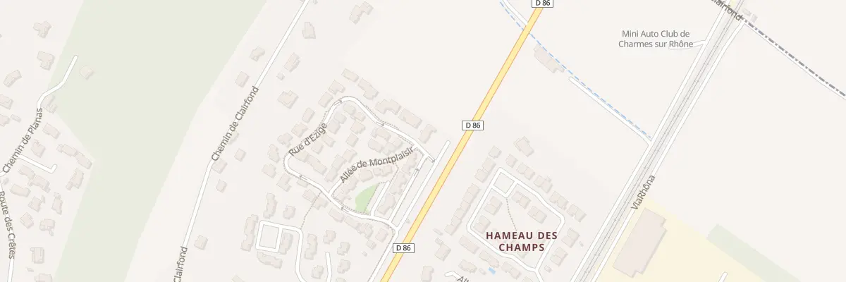 Plan du 47 Rue d’Ezige à Charmes-sur-Rhône