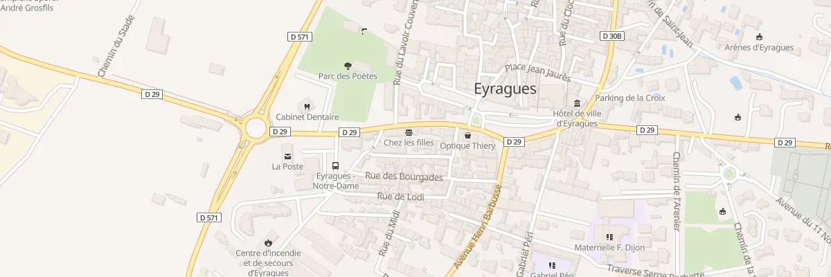 Plan du 5499 Av Romain Rolland à Eyragues