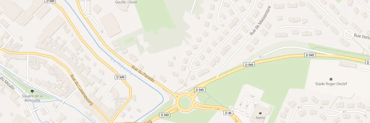 Plan du 11 Rue Alphonse Bonaert à Givet