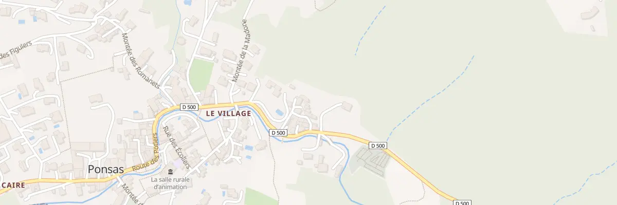 Plan du 5079 Le Village à Ponsas
