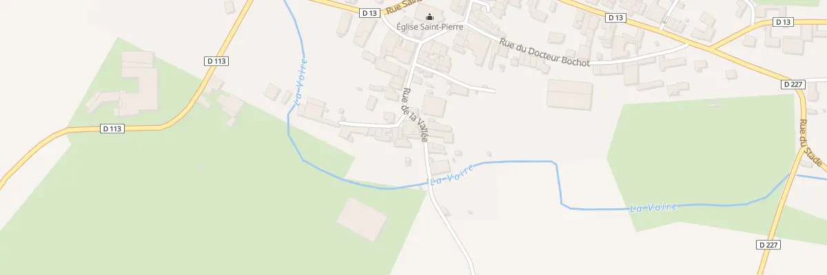Plan du 20 Rue de la Vallée à Sommevoire