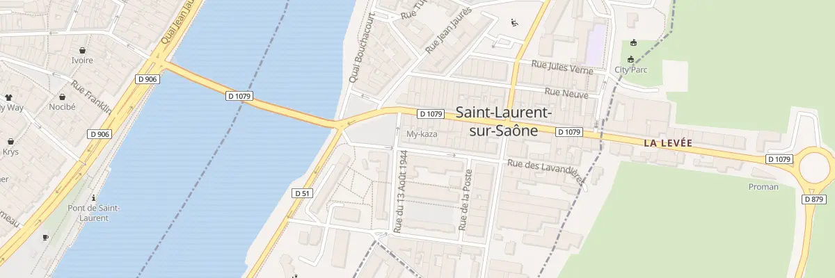 Plan du 17 Rue Tony Revillon à Saint-Laurent-sur-Saône