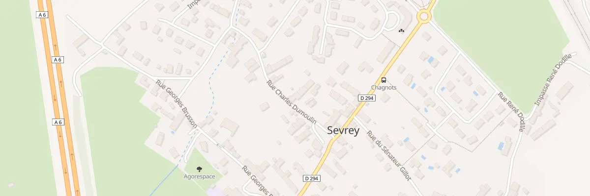 Plan du 8 Rue Charles Dumoulin à Sevrey