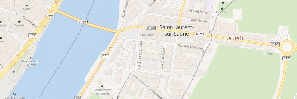 Plan du 58 Rue Tony Revillon à Saint-Laurent-sur-Saône