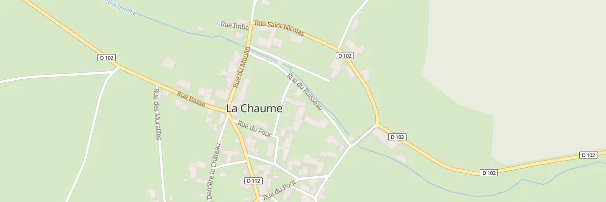 Plan du 2 Rue du Ruisseau à La Chaume