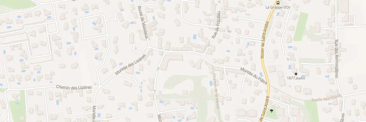 Plan du 40 Rue de Proulieu à Genay