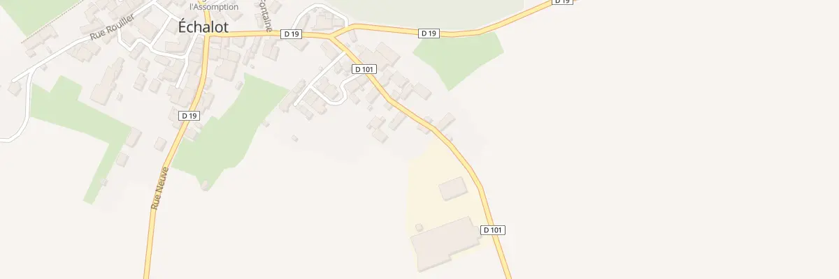 Plan du 10 Rue du Courroie à Échalot
