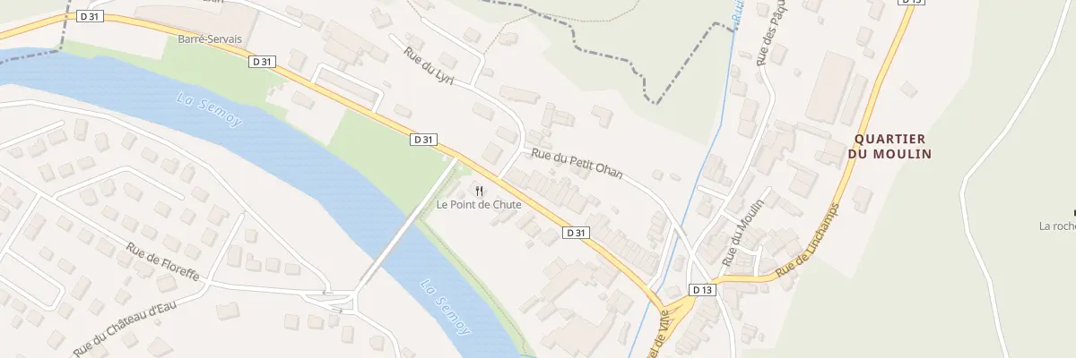 Plan du 40 Rue de la Gare aux Hautes-Rivières