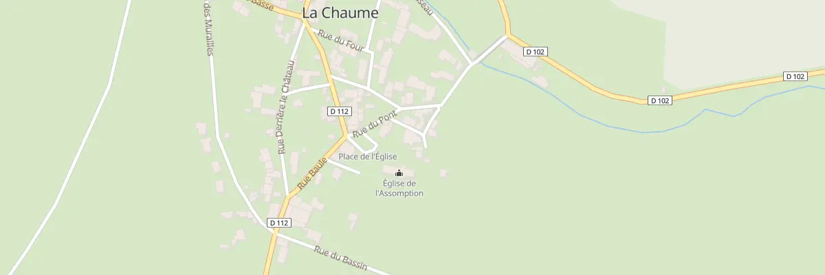 Plan du 2 Rue des Roches à La Chaume