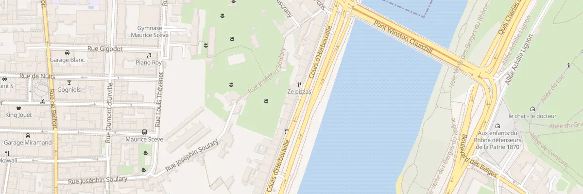 Plan du 29 Crs d’Herbouville à Lyon 4e Arrondissement