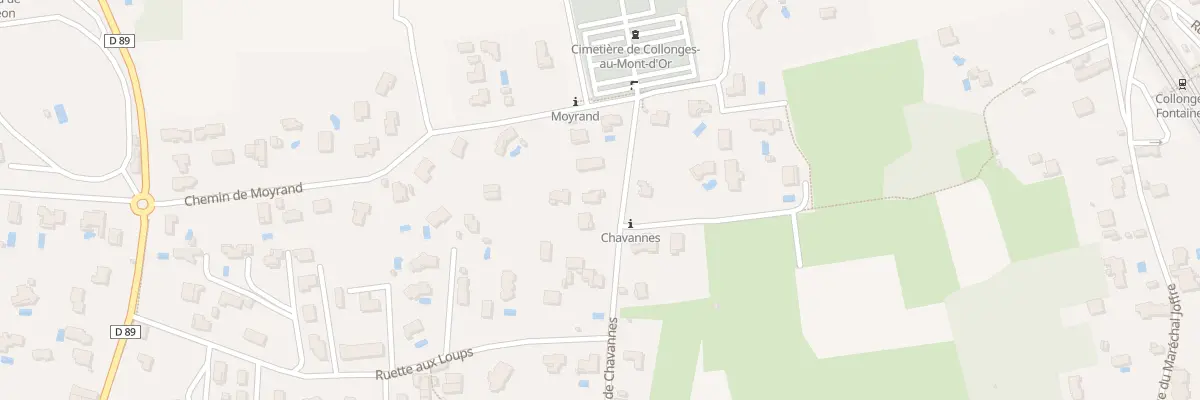 Plan du 8 Rue de Chavannes à Collonges-au-Mont-d’Or