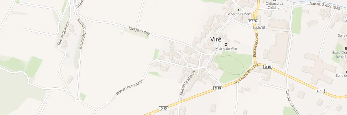 Plan du 6 Rue En Pommetin à Viré