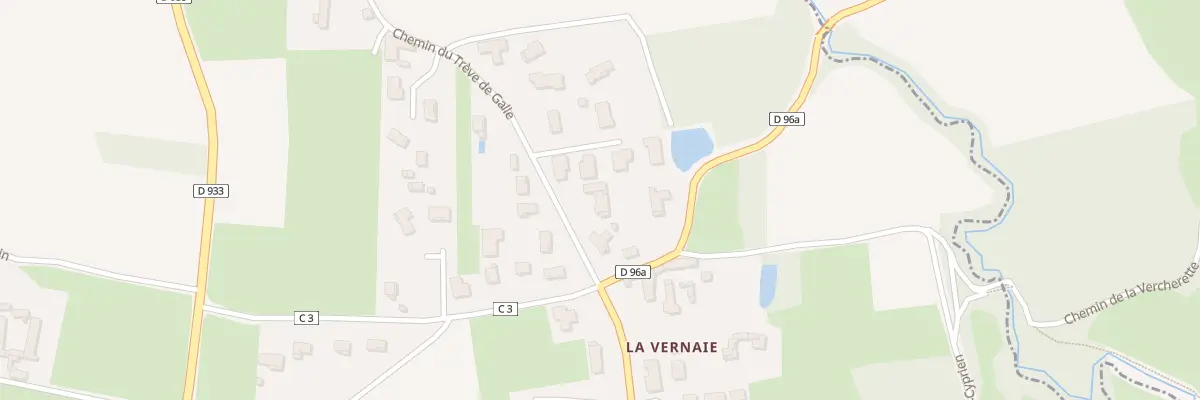 Plan du 70 Che Treve de Galle à Garnerans
