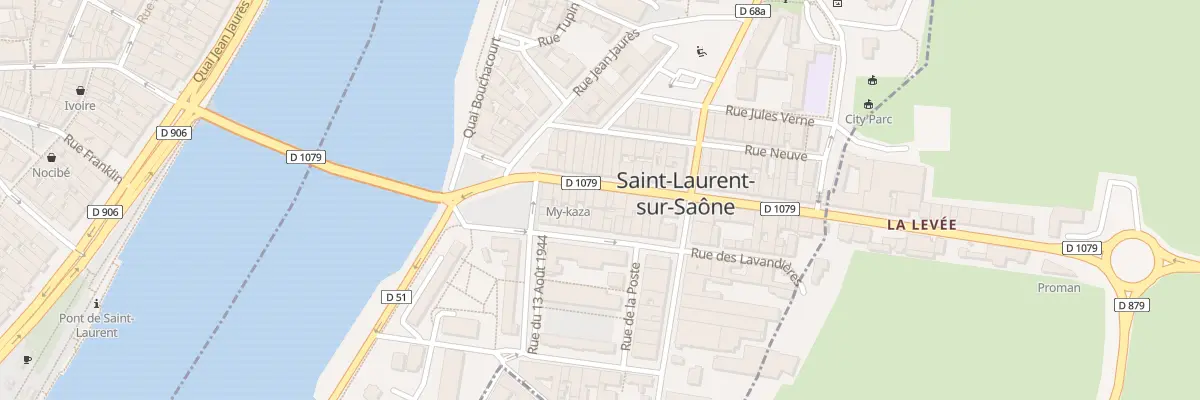 Plan du 46 Rue de la Levee à Saint-Laurent-sur-Saône