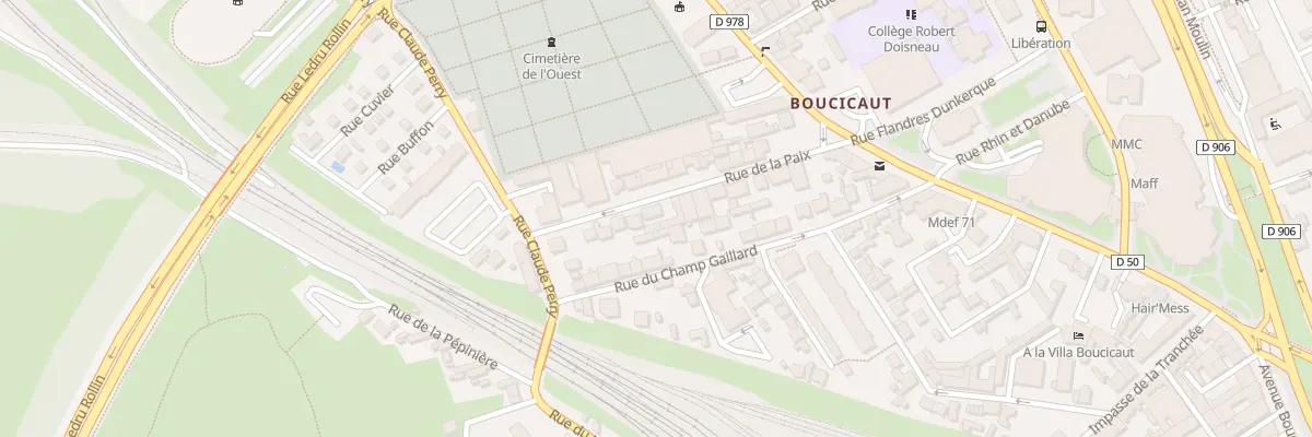 Plan du 21 Rue de la Paix à Chalon-sur-Saône