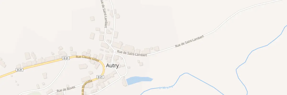 Plan du 5 Rue de Saint Lambert à Autry