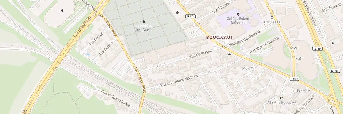 Plan du 20 Rue de la Paix à Chalon-sur-Saône