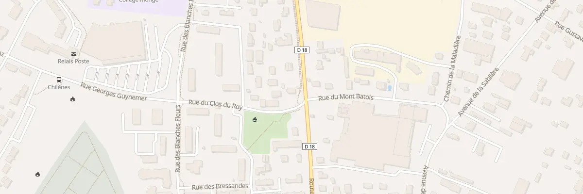 Plan du 87 Rte de Savigny à Beaune