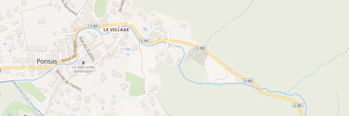 Plan du 5082 Le Village à Ponsas