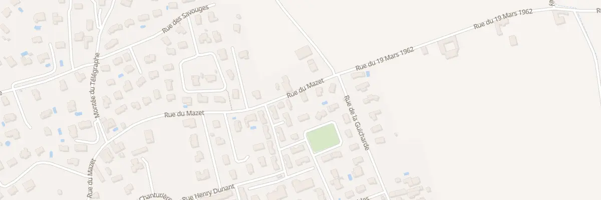 Plan du 50 Rue du Mazet à Communay