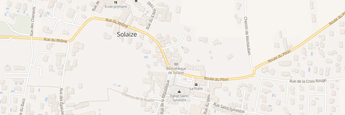 Plan du 32 Rue du Rhône à Solaize