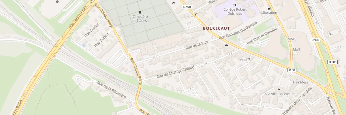 Plan du 19 Rue de la Paix à Chalon-sur-Saône