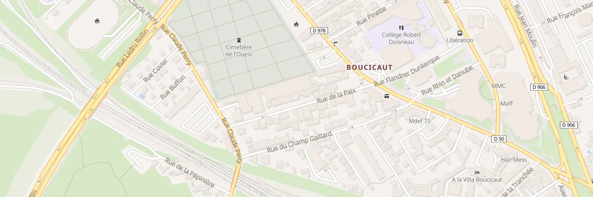 Plan du 18 Rue de la Paix à Chalon-sur-Saône