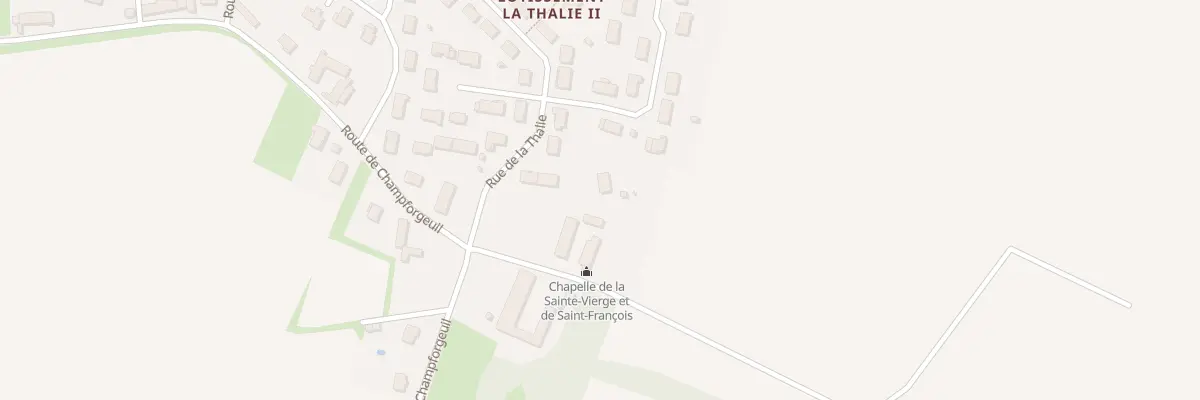 Plan du 1 Imp de la Chapelle à Fragnes-La Loyère