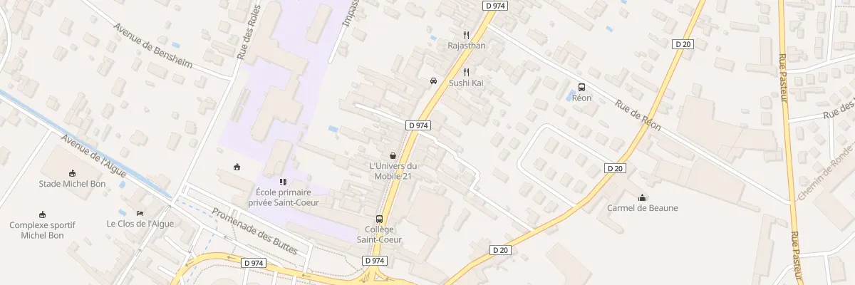 Plan du 28 Rue du Faubourg Saint-Nicolas à Beaune