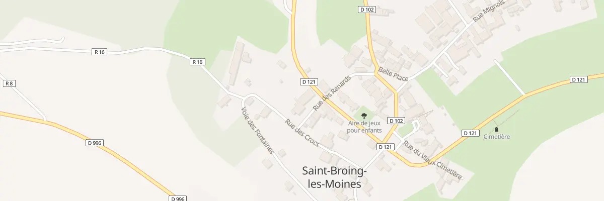 Plan du 6 Rue des Renards à Saint-Broing-les-Moines