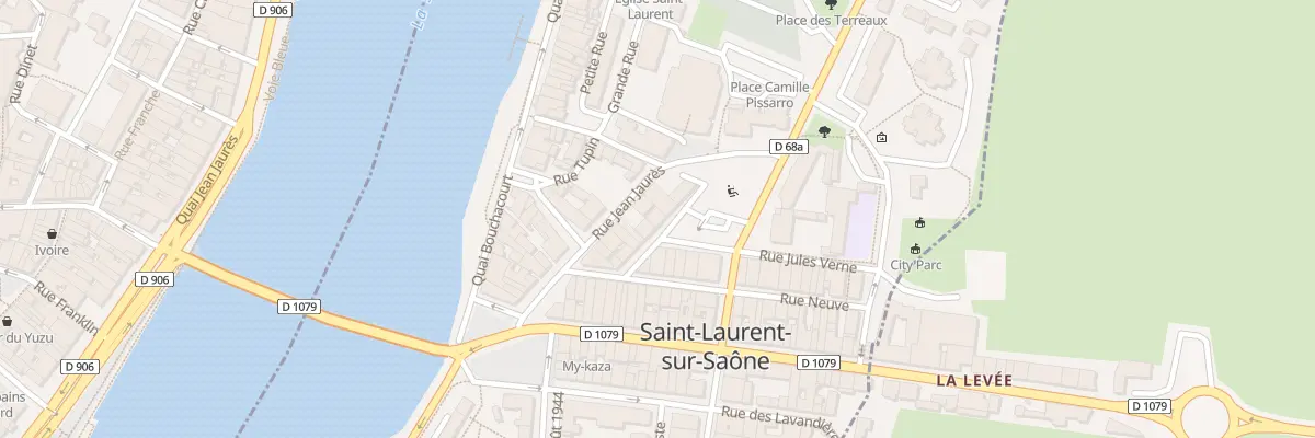 Plan du 130 Pl Jules Goyon à Saint-Laurent-sur-Saône