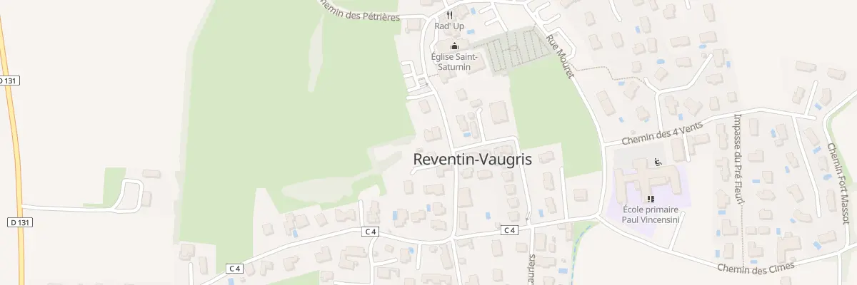 Plan du 164 Rue de la Mairie à Reventin-Vaugris