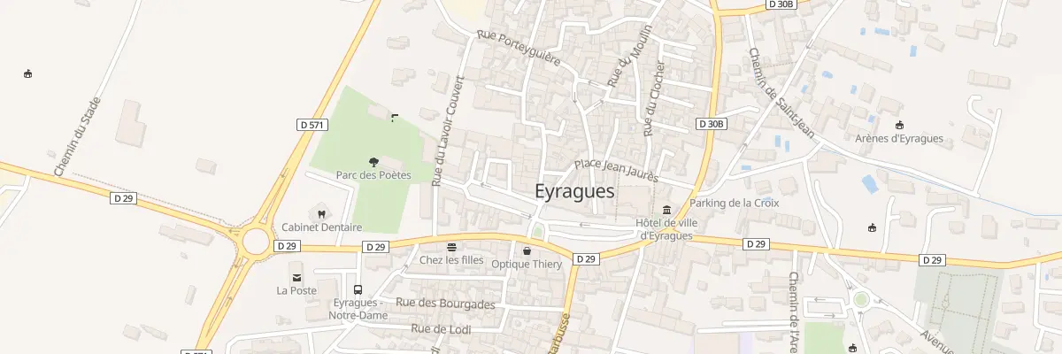 Plan du 1 Gr Grande Rue à Eyragues