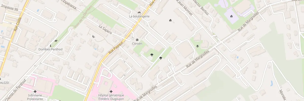 Plan du 36 Rue Pasteur à Caluire-et-Cuire