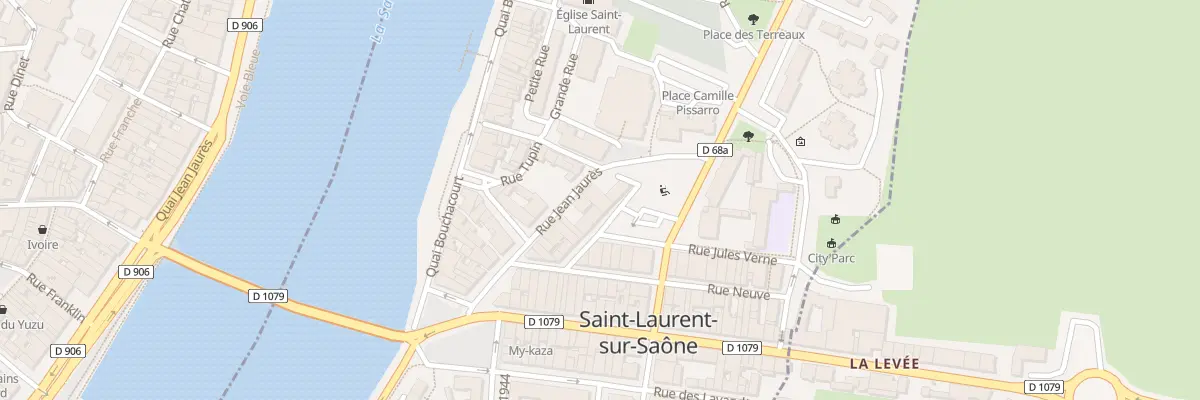 Plan du 130 Rue Jean Jaures à Saint-Laurent-sur-Saône