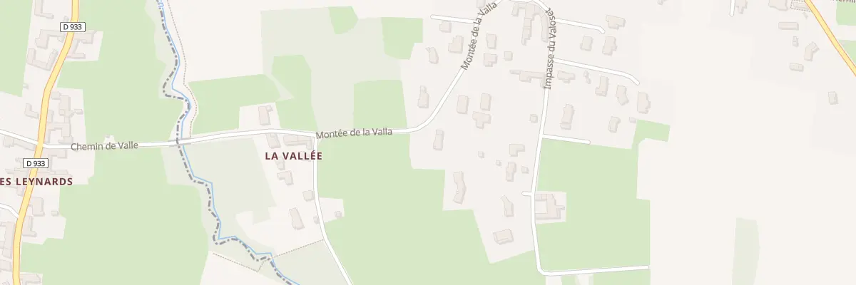 Plan du 172 Mte de la Valla à Bey