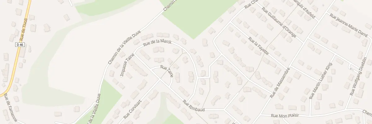 Plan du 8 Rue de la Marck à Givet