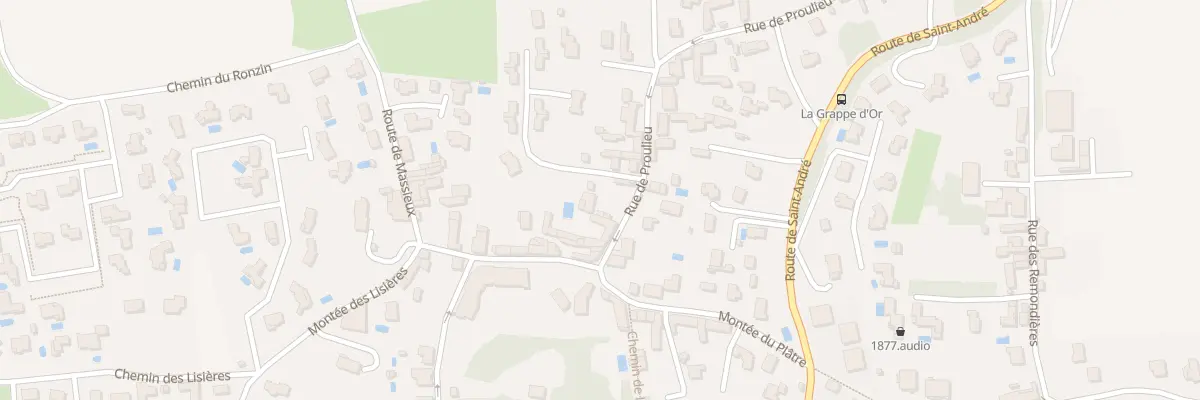 Plan du 185B Rue de Proulieu à Genay
